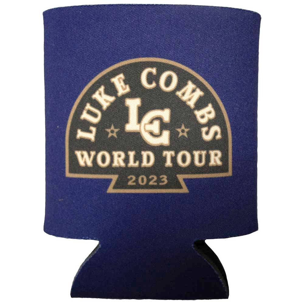 Luke Combs - Tour '23 Refroidisseur de bouteilles - Bleu